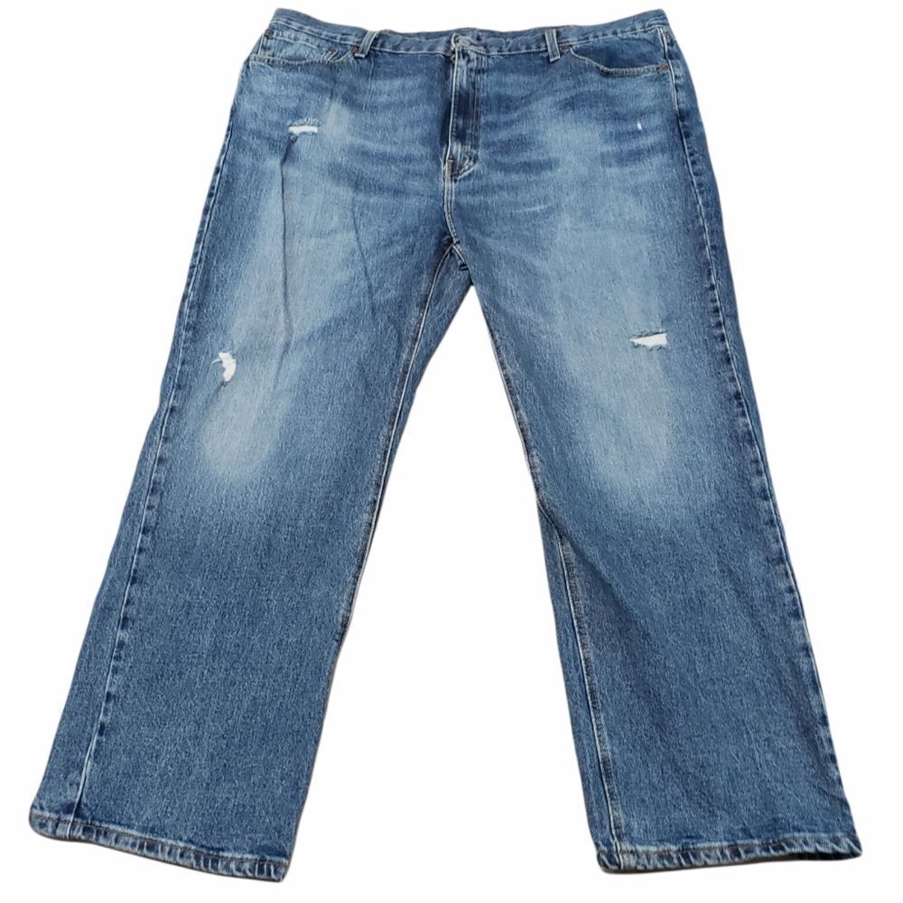 Levis 541 Jeans Size 42 X 30 Distressed Destroyed Denim Straight Men's Denim